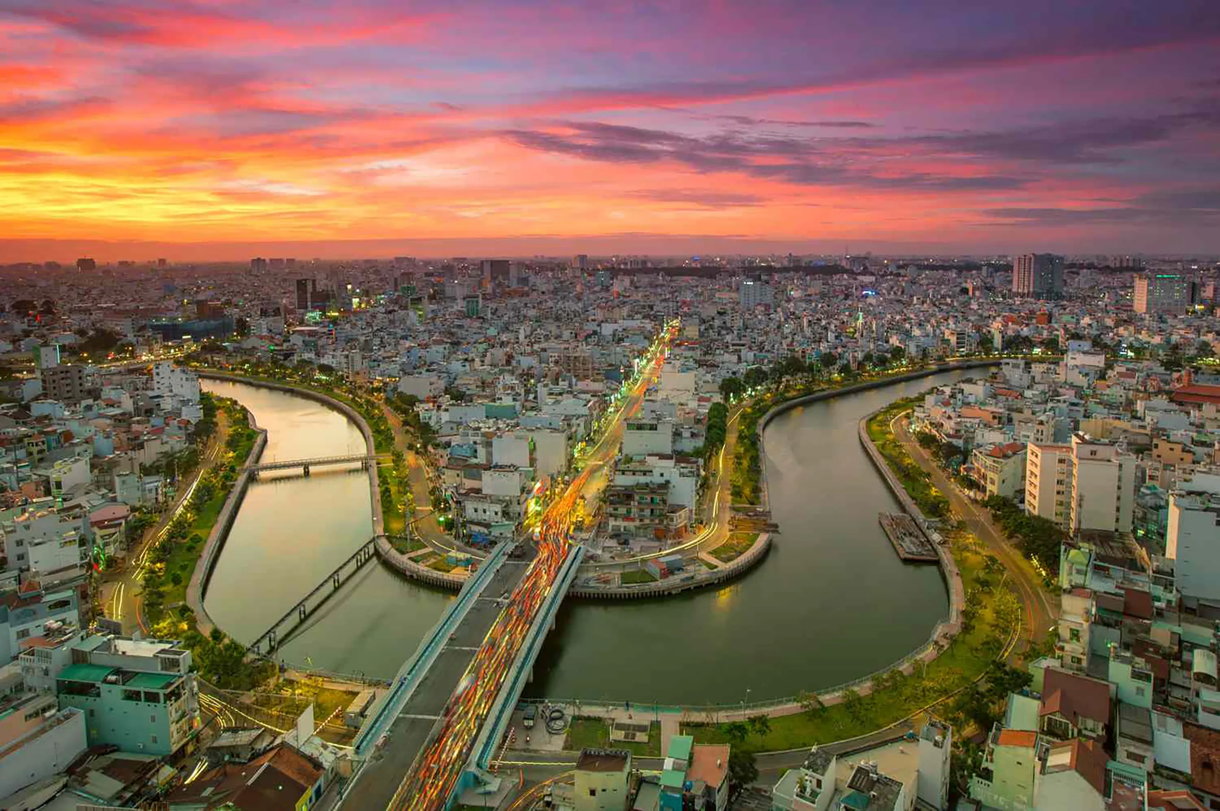 Ảnh bầu trời và thành phố